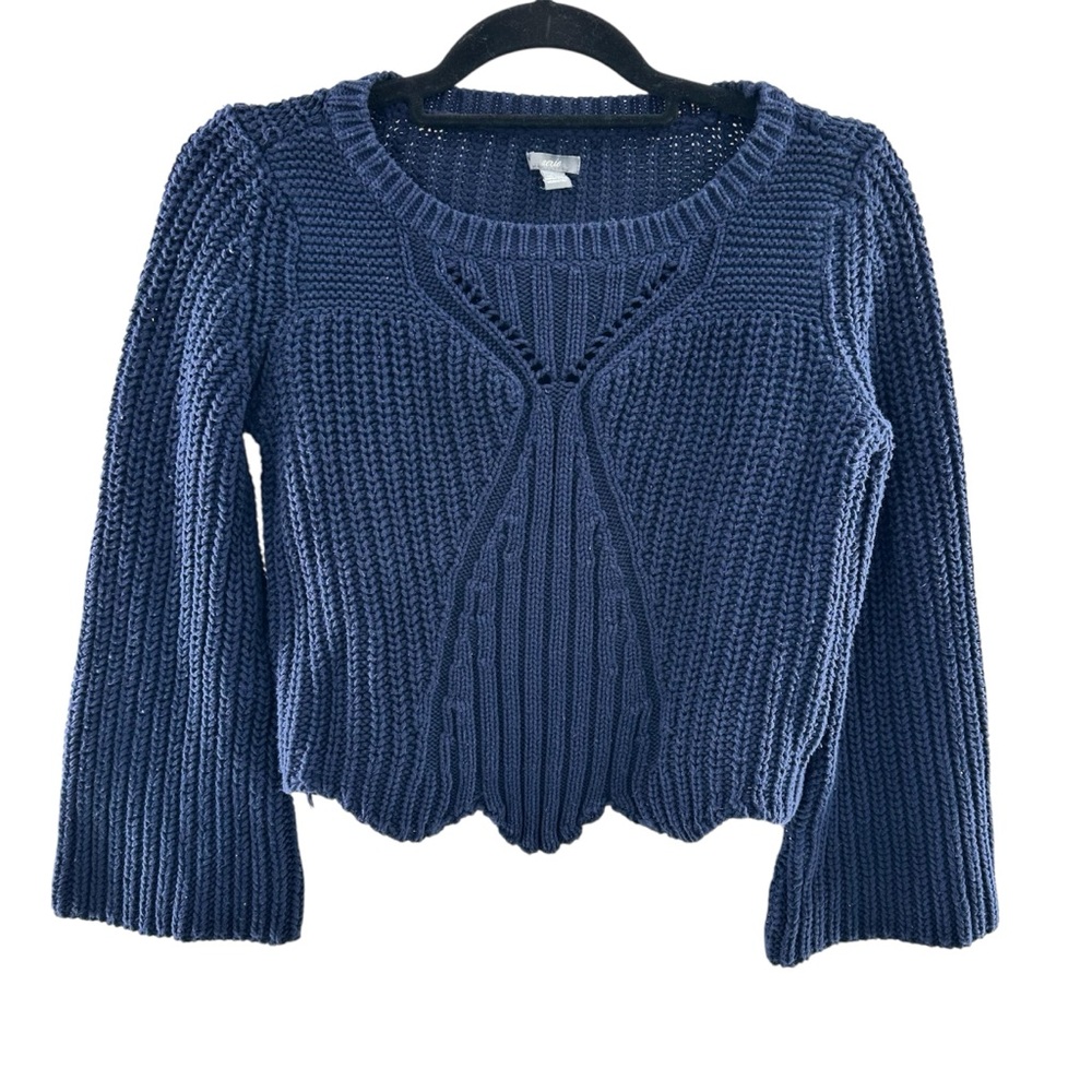Aerie Blue Crew Neck Sweater